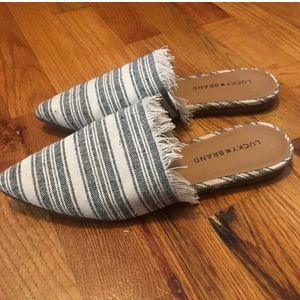 Brand new lucky brand mules never worn